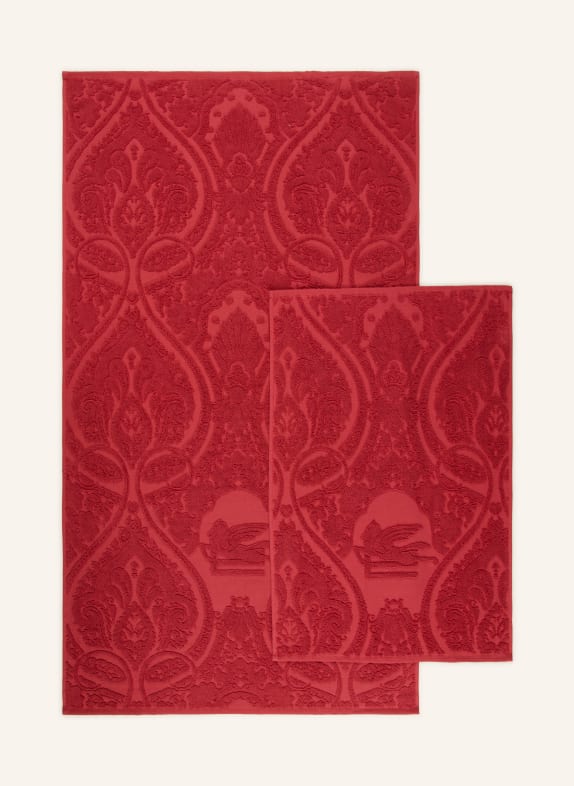 ETRO Home Sada 2 ručníků CAPRI TMAVĚ ČERVENÁ