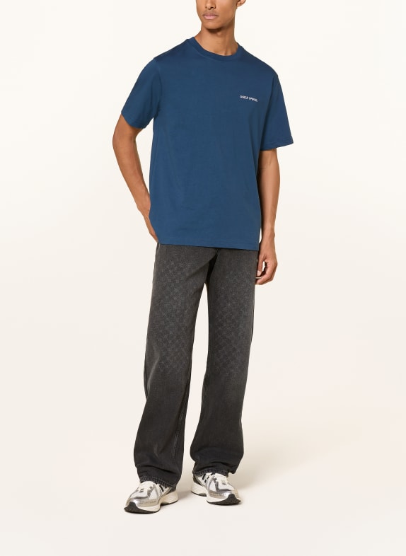 DAILY PAPER T-shirt DIAS DONKERBLAUW