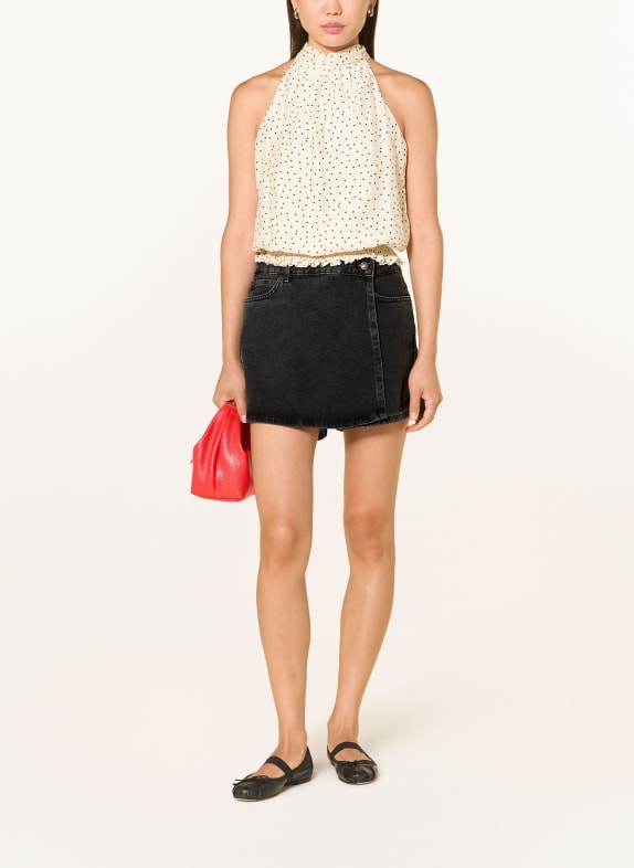 ONLY Jeans-Skort ZWART