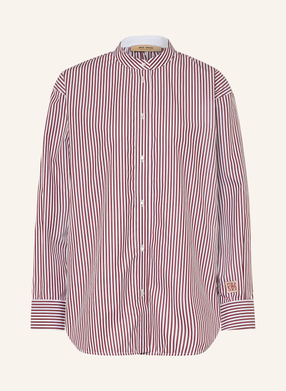 MOS MOSH Bluse MMKARIS WEISS / DUNKELBRAUN