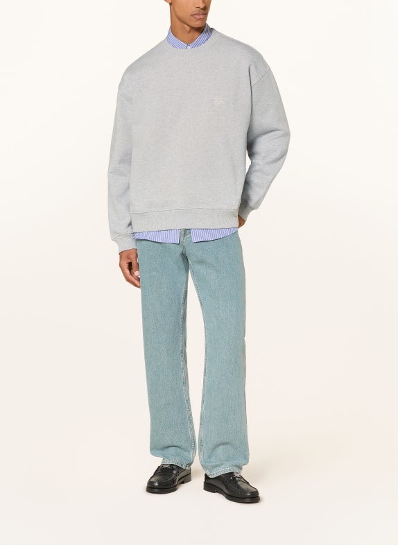 NN.07 Sweatshirt DAVID HELLGRAU
