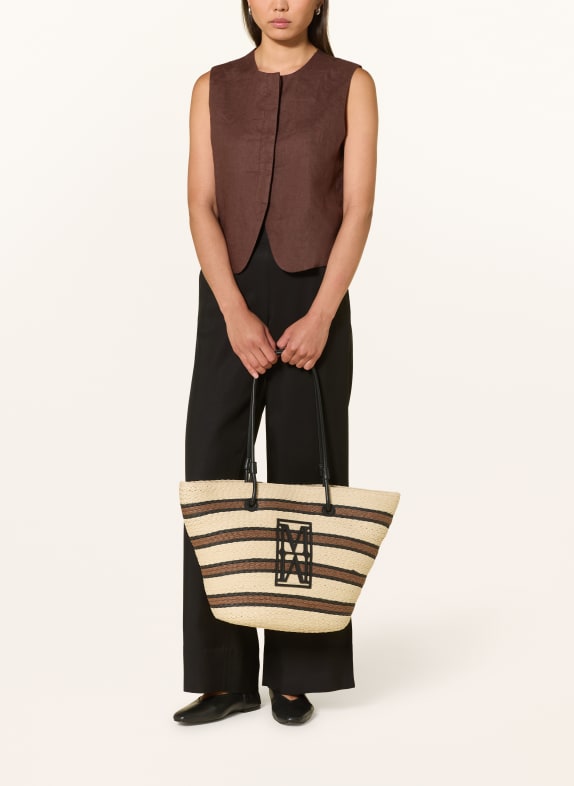 Marc O'Polo Shopper JANA LICHTBRUIN / BRUIN / ZWART