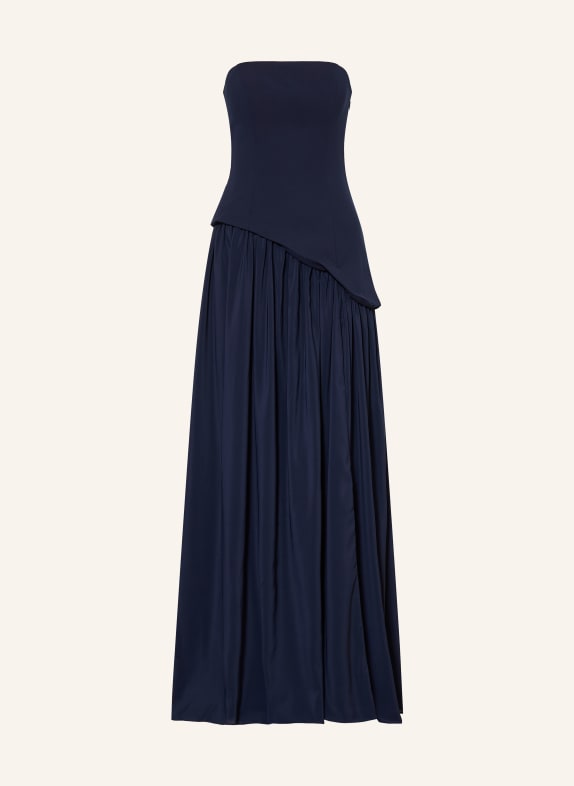 Hey Kyla Abendkleid im Materialmix DUNKELBLAU