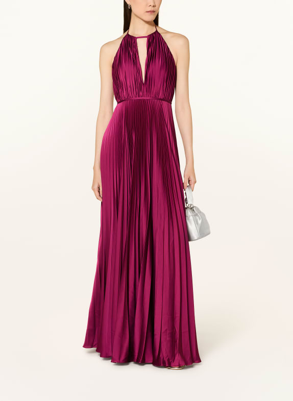 Hey Kyla Abendkleid mit Plissees FUCHSIA
