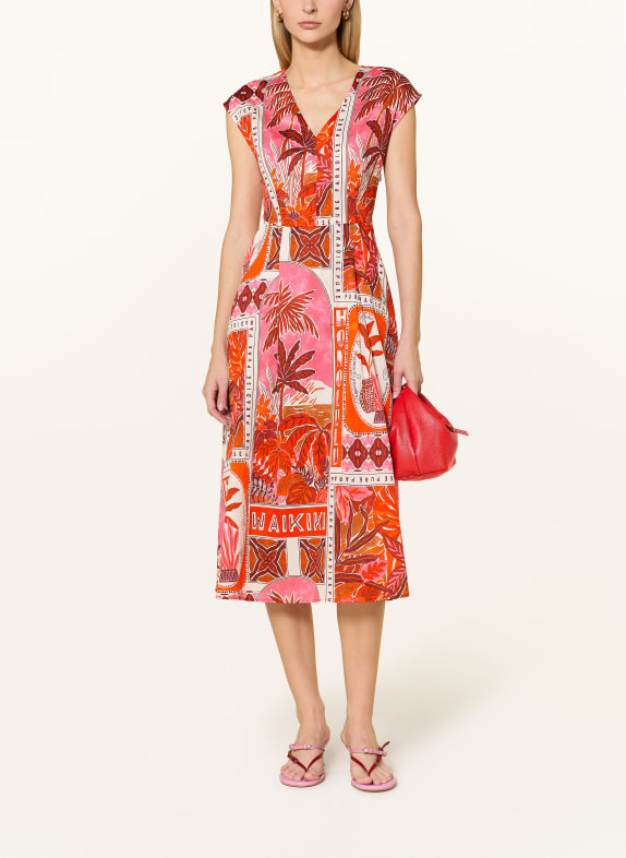 MILANO ITALY Kleid ROSA / ROT / ORANGE