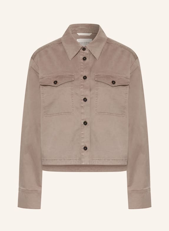 Marc O'Polo Overshirt HELLBRAUN