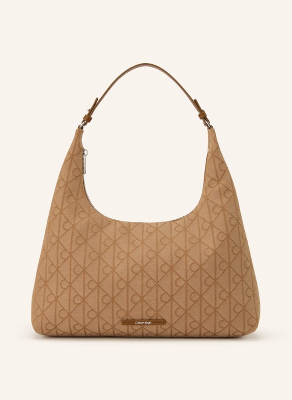 Calvin Klein Schultertasche BEIGE / HELLBRAUN
