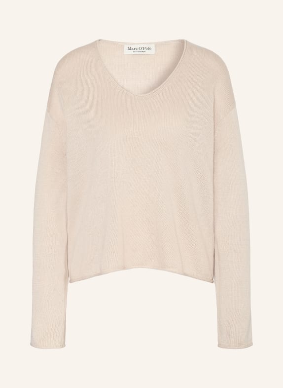 Marc O'Polo Pullover mit Leinen HELLGRAU