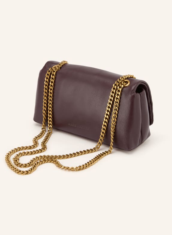 MARC JACOBS Schoudertas THE CHAIN MINI BAG DONKERROOD / GOUD