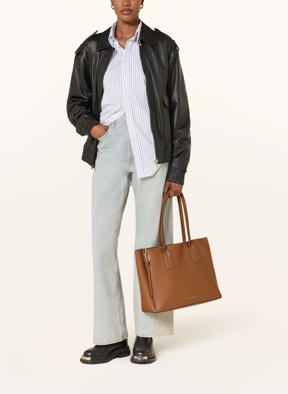 MARC JACOBS Shopper THE WORK TOTE BRUN / GULD