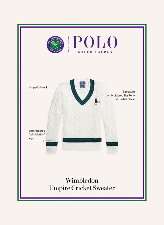 POLO RALPH LAUREN Pullover WEISS / DUNKELGRÜN / DUNKELBLAU
