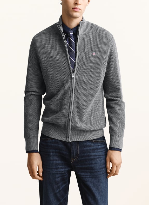GANT vest DONKERGRIJS
