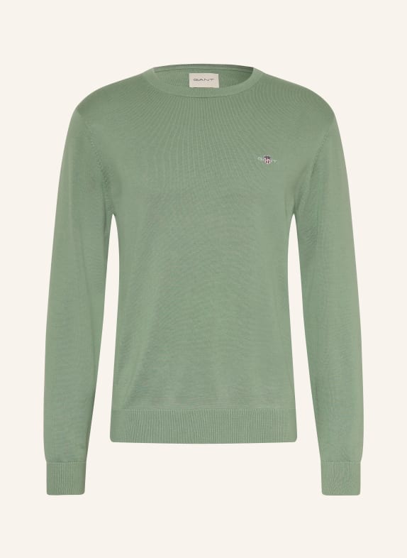 GANT sweater LIGHT GREEN