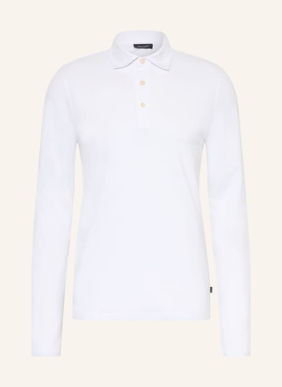 MAERZ MUENCHEN Piqué polo shirt WHITE