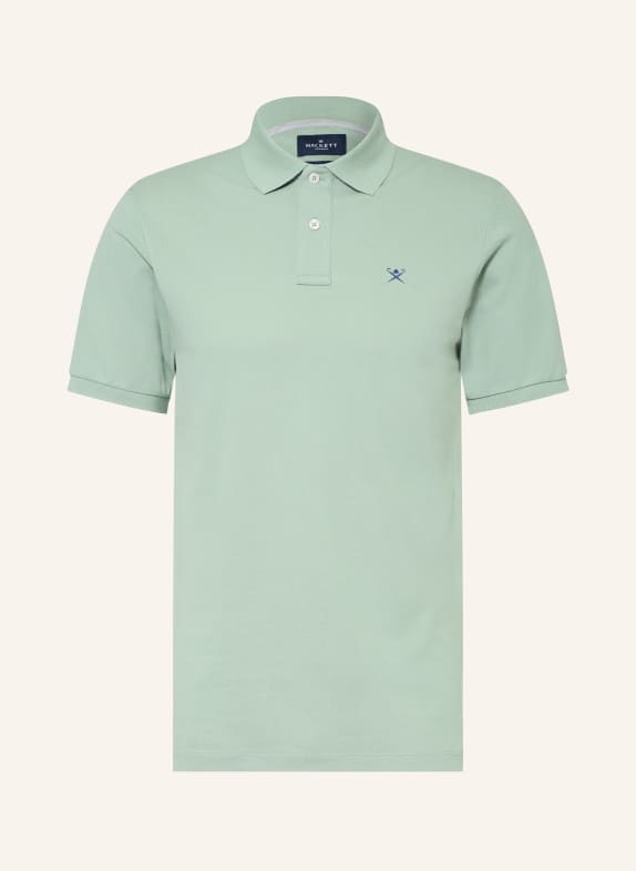 HACKETT LONDON Koszulka polo Piqué, krój slim fit MIĘTOWY