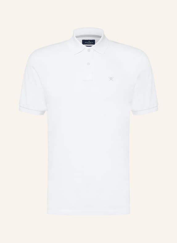 HACKETT LONDON Koszulka polo Piqué, krój slim fit BIAŁY