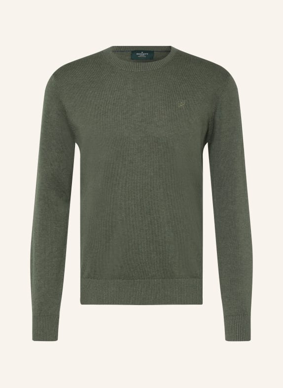 HACKETT LONDON Sweter CIEMNOZIELONY