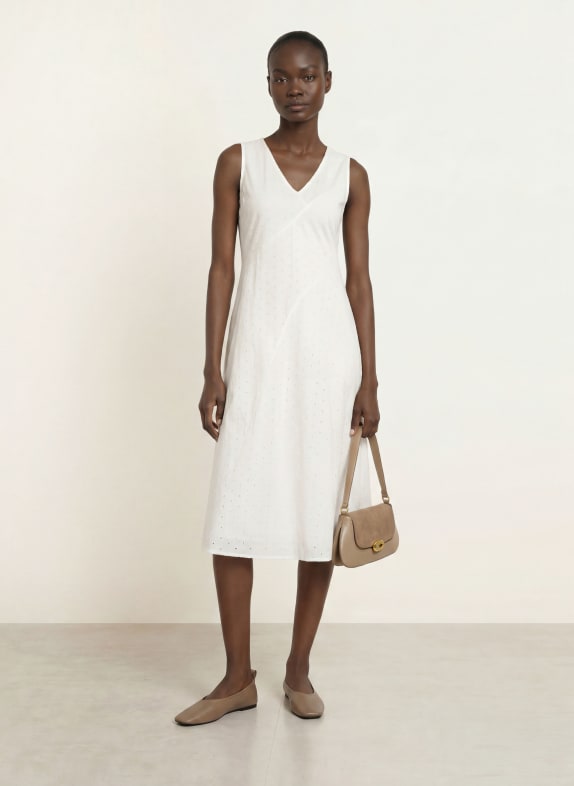 Calvin Klein Kleid aus Lochspitze ECRU