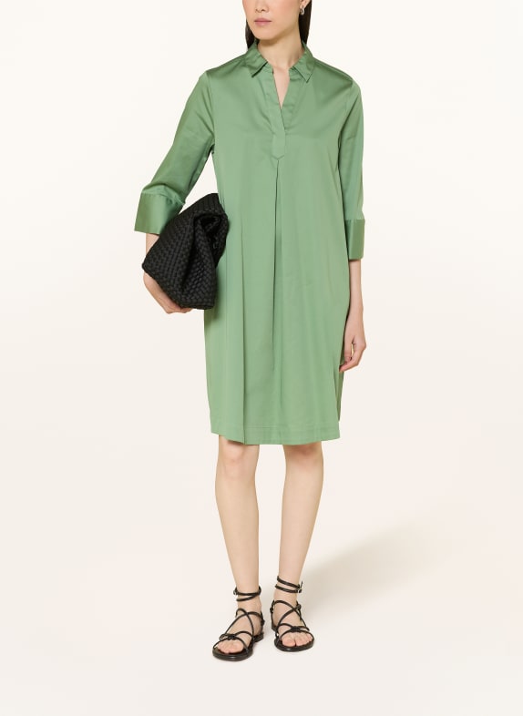 s.Oliver BLACK LABEL Kleid mit 3/4-Arm GRÜN