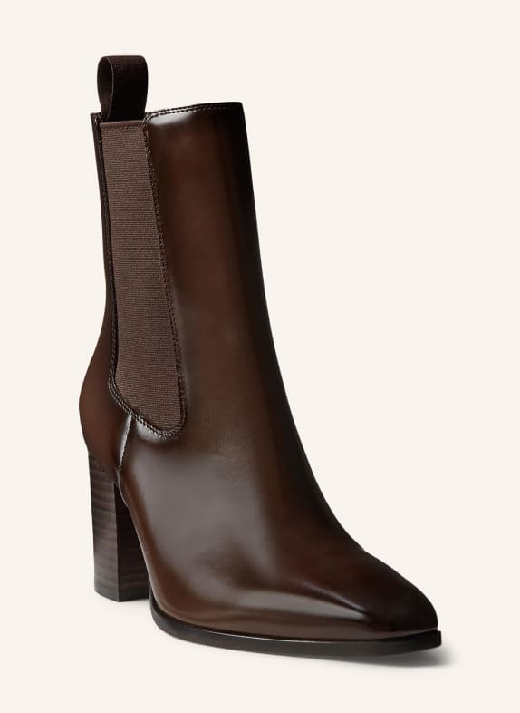LAUREN RALPH LAUREN Ankle boots DARK BROWN