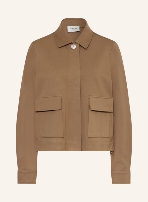 MAERZ MUENCHEN Veste boxy en jersey MARRON