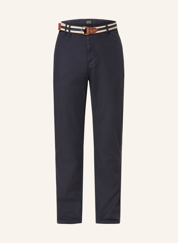 SCOTCH & SODA WARREN Extra Slim Fit Chinos DARK BLUE / BEIGE / CREAM