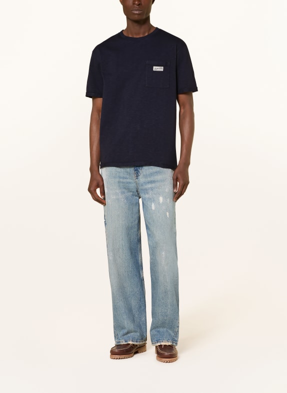 SCOTCH & SODA T-shirt DONKERBLAUW