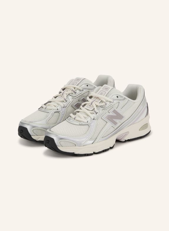 new balance Sneakersy 740 KRÉMOVÁ / STŘÍBRNÁ / SVĚTLE FIALOVÁ