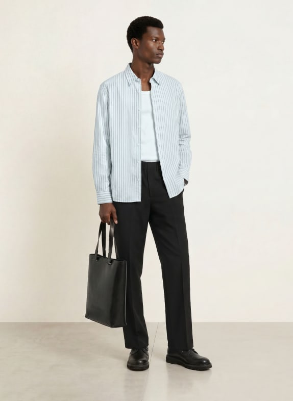 Calvin Klein Overhemd Easy Fit LICHTBLAUW / DONKERBLAUW
