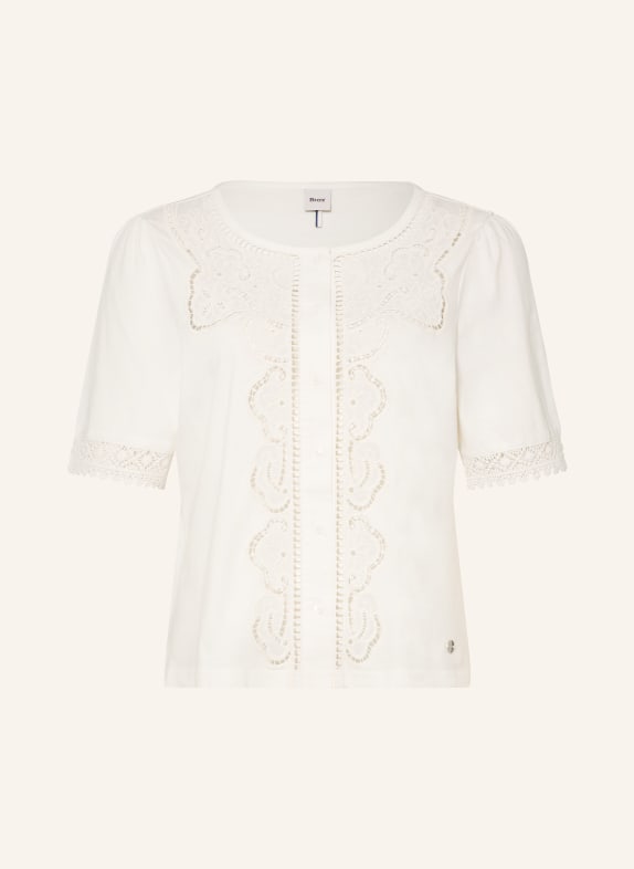 BRAX Jerseybluse CELINA S mit Spitze CREME
