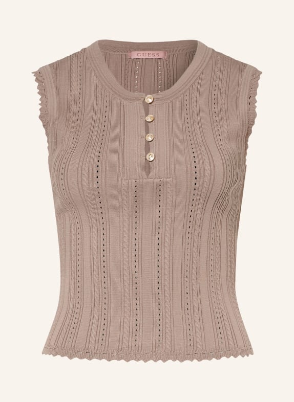GUESS Gebreide top CARMEN BEIGE