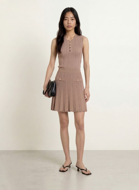 GUESS Gebreide rok CARMEN BEIGE