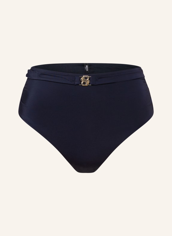 BOSS Bikinibroekje met hoge taille DOUBLE B DONKERBLAUW