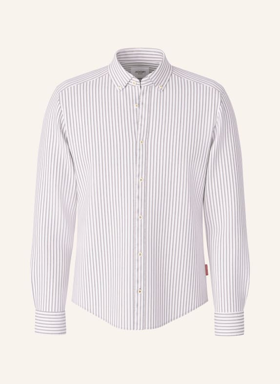 JOOP! JEANS Hemd HELI Regular Fit WEISS / BEIGE / DUNKELGRAU
