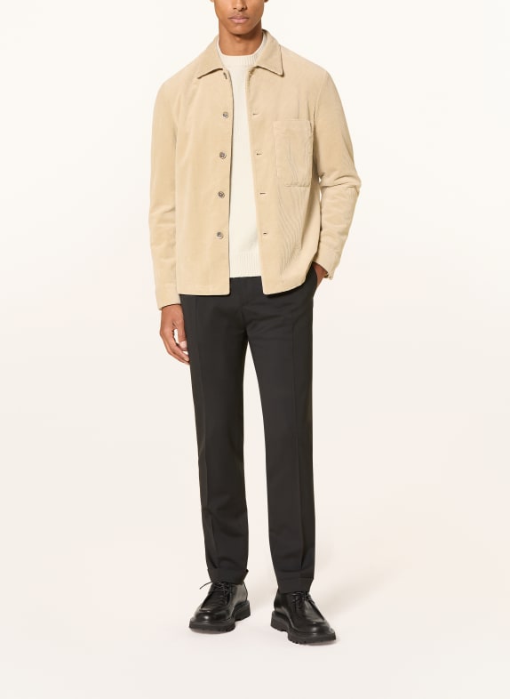 BERWICH Pantaloni de costum Contemporary Fit NEGRU