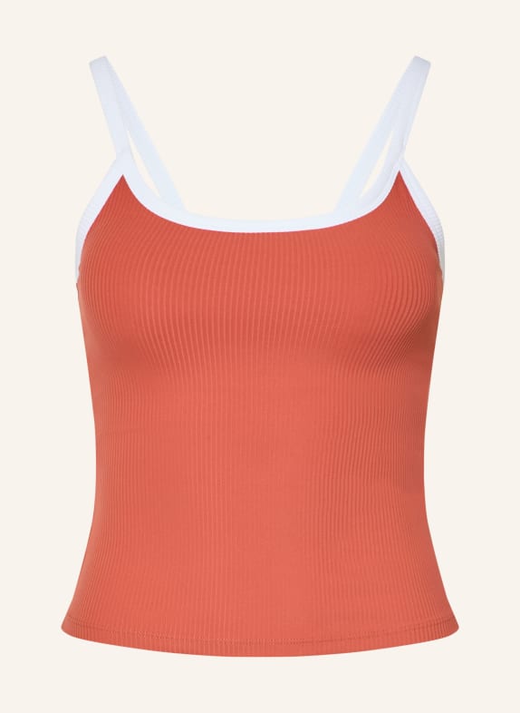 VARLEY Tanktop THEON DUNKELORANGE / WEISS