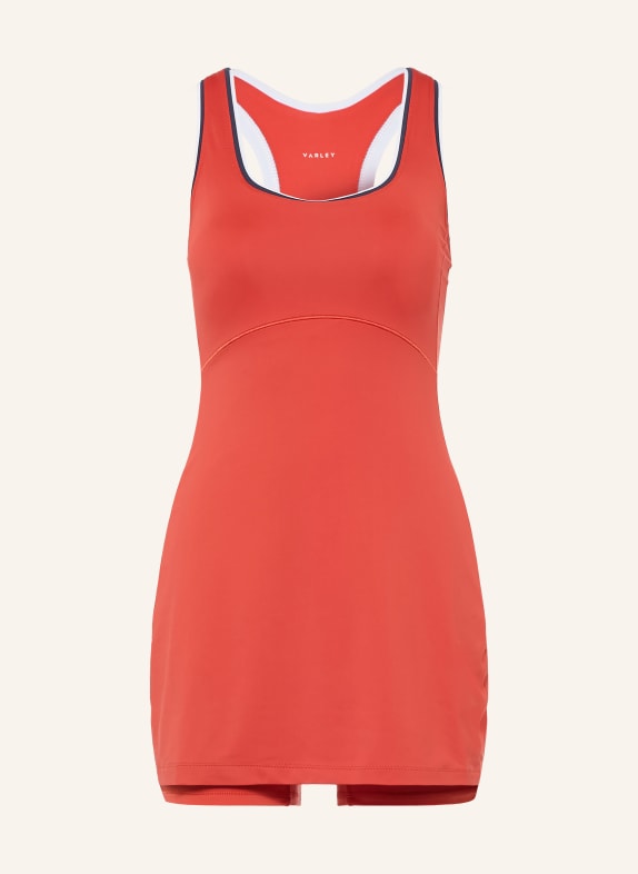 VARLEY RUAN tennis dress LIGHT RED / DARK BLUE / WHITE