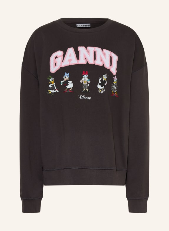 GANNI Sweatshirt DARK GRAY