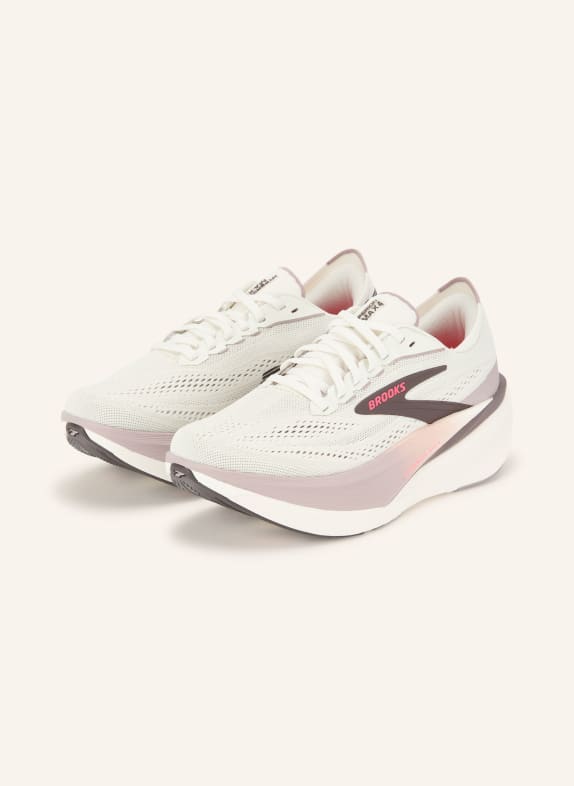 BROOKS Laufschuhe HYPERION MAX 4 ECRU / HELLLILA / SCHWARZ