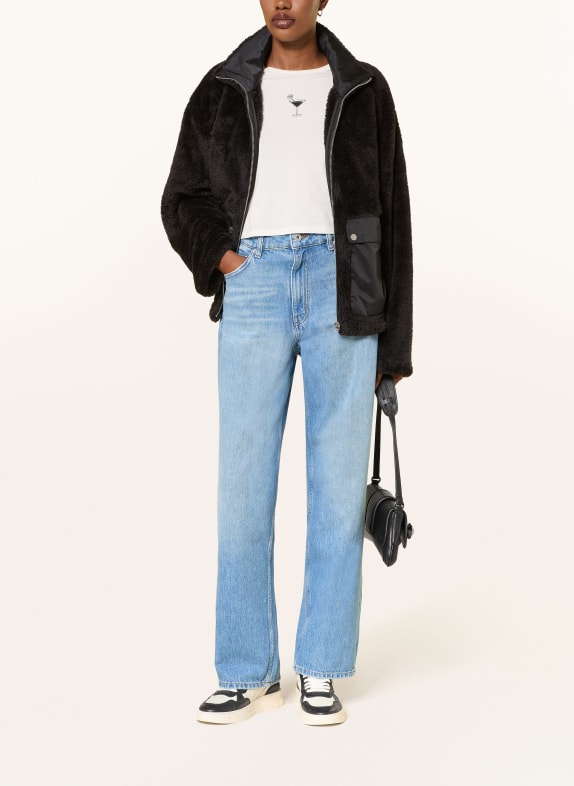 HUGO Wide Leg Jeans LENI 434 BRIGHT BLUE