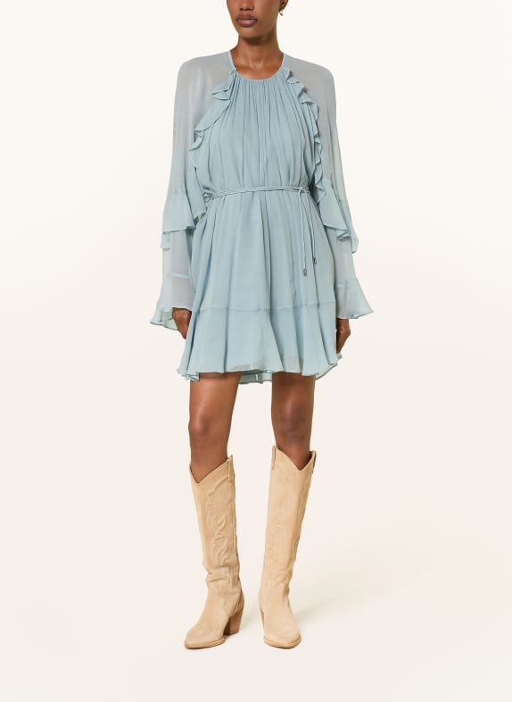 BOSS Kleid DREDIA mit Volants MINT
