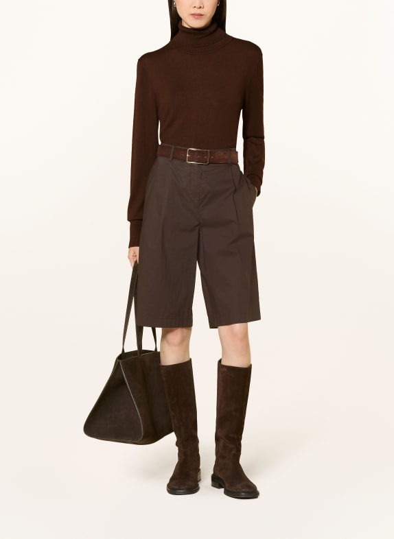 darling harbour Rollkragenpullover DARK BROWN