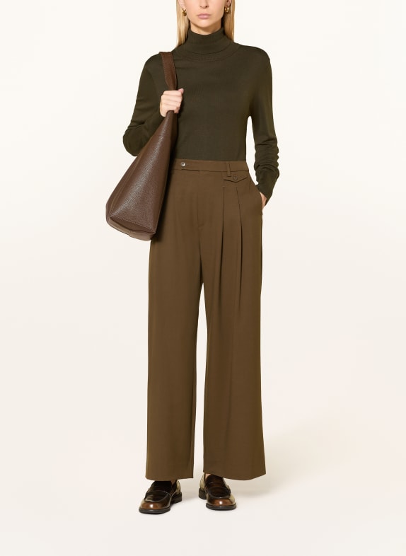 darling harbour Rollkragenpullover OLIVE