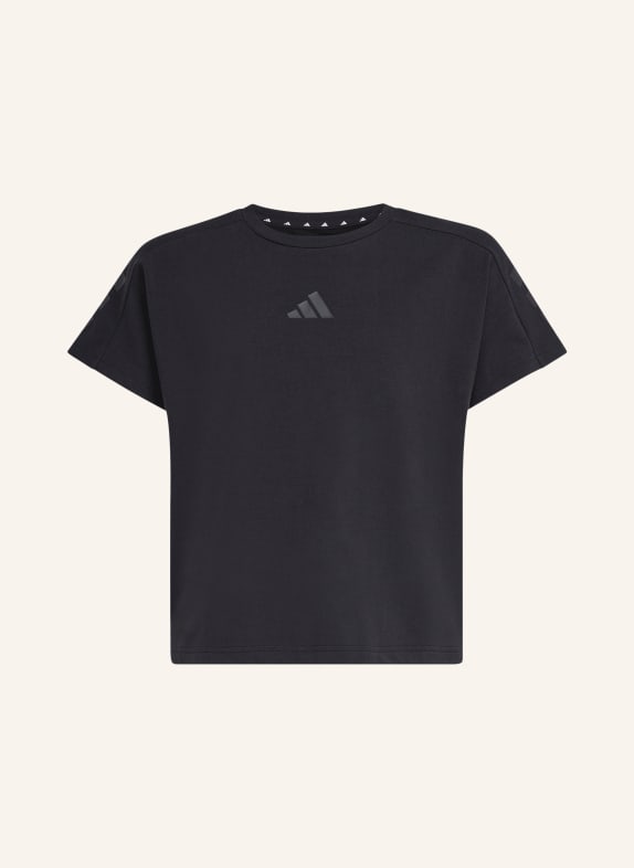 adidas T-Shirt FUTURE ICONS 3 STRIPES SCHWARZ