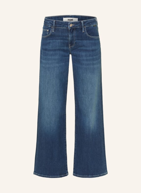 mavi Jeansy wide leg VIVECA A3103 Dakr Blue STR