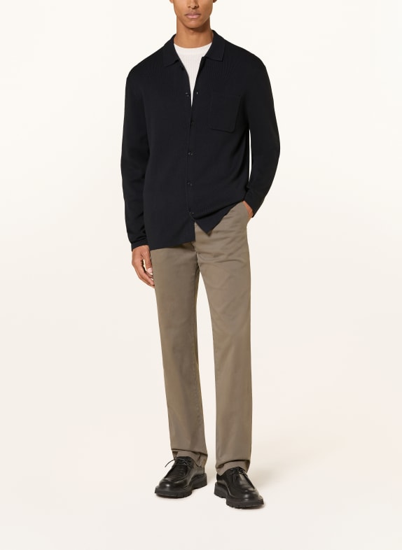 JOOP! Gebreide overjas ACO DONKERBLAUW