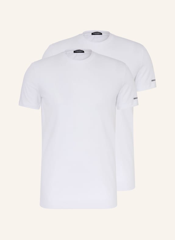 DSQUARED2 Set van 2 T-shirts WIT