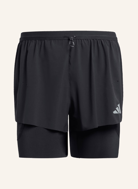 adidas 2-in-1 hardloopshort ADI365 ZWART