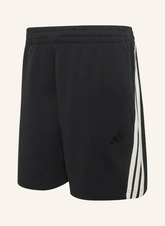 adidas Sweatshorts ADIDAS KIT mit Galonstreifen SCHWARZ / WEISS