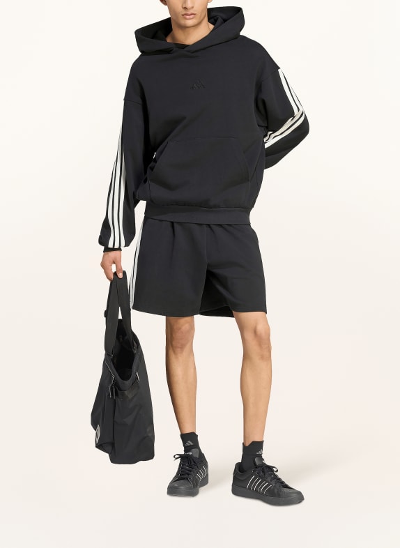 adidas Sweatshort ADIDAS KIT met galonstrepen ZWART / WIT